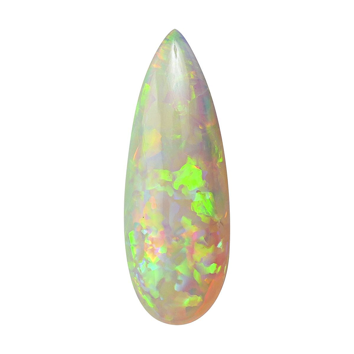 shop lc Certified & Appraised AAAA Ethiopian Welo Opal (Pear Free Size) 18.40 ctw