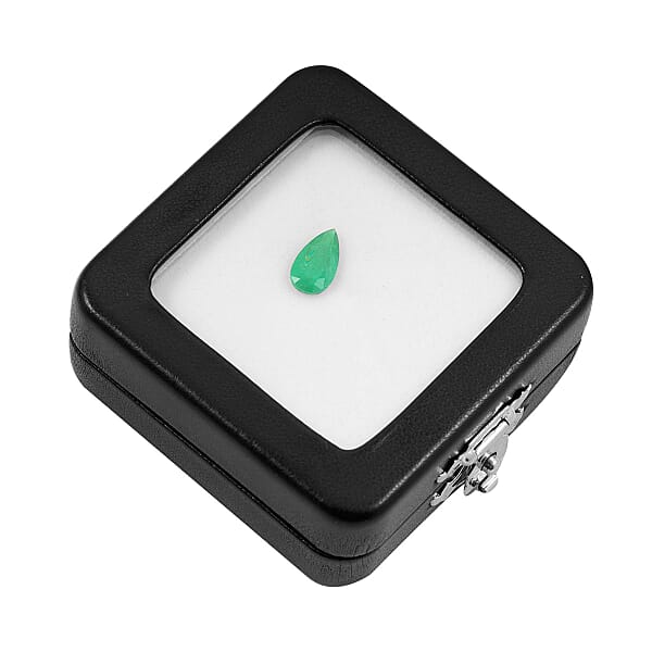 Shop Lc Certified & Appraised AAAA Gemfields Emerald (Pear Free Size) 1.50 Ctw