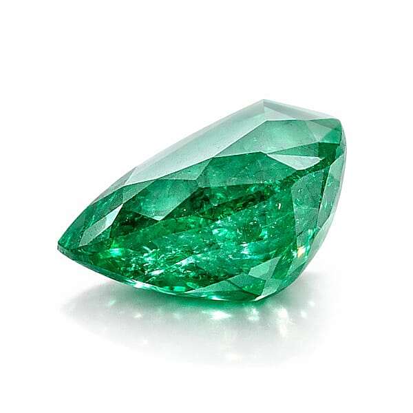 Shop Lc Certified & Appraised AAAA Gemfields Emerald (Pear Free Size) 4.00 Ctw