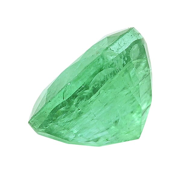 Shop Lc Certified & Appraised AAAA Gemfields Emerald (Rnd Free Size) 1.50 Ctw