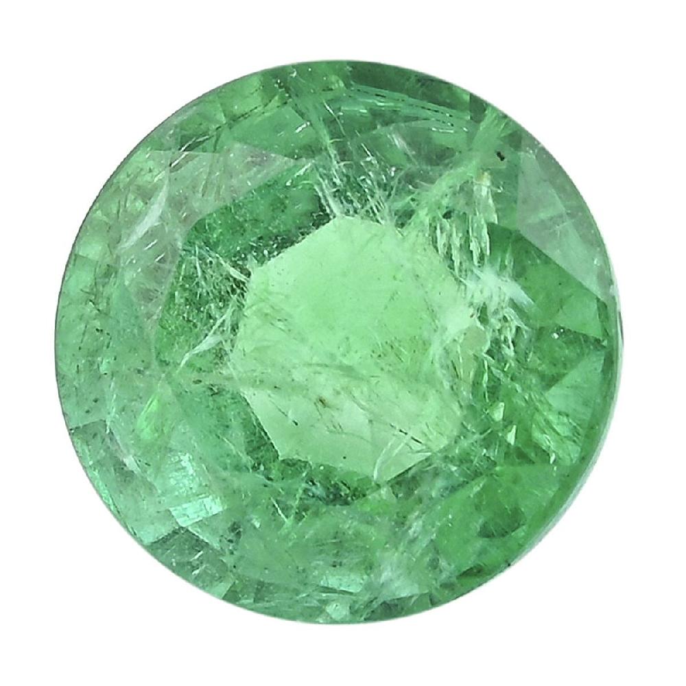 shop lc Certified & Appraised AAAA Gemfields Emerald (Rnd Free Size) 1.50 ctw