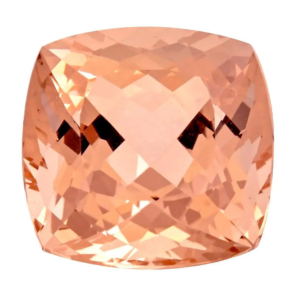 shop lc Certified & Appraised AAAA Marropino Morganite (Cush 14.5 mm) 13.00 ctw