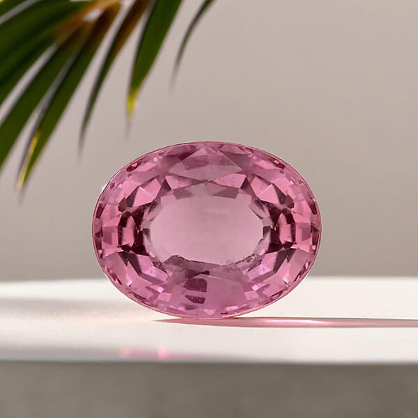 Shop Lc Certified & Appraised AAAA Padparadscha Sapphire (BT) (Ovl Free Size) 1.00 Ctw