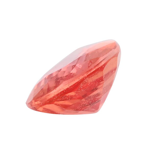 Shop Lc Certified & Appraised AAAA Padparadscha Sapphire (BT) (Pear Free Size) 1.00 Ctw