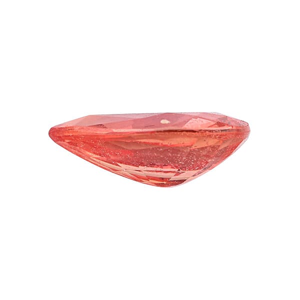 Shop Lc Certified & Appraised AAAA Padparadscha Sapphire (BT) (Pear Free Size) 1.00 Ctw