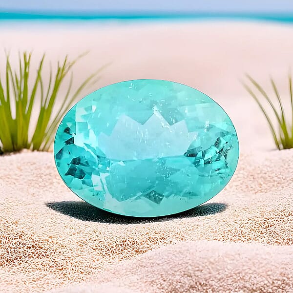 Shop Lc Certified & Appraised AAAA Paraiba Tourmaline (Ovl Free Size) 1.50 Ctw