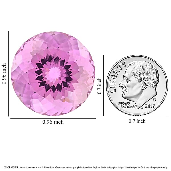 Shop Lc Certified & Appraised AAAA Patroke Kunzite (Rnd Free Size) 70.88 Ctw