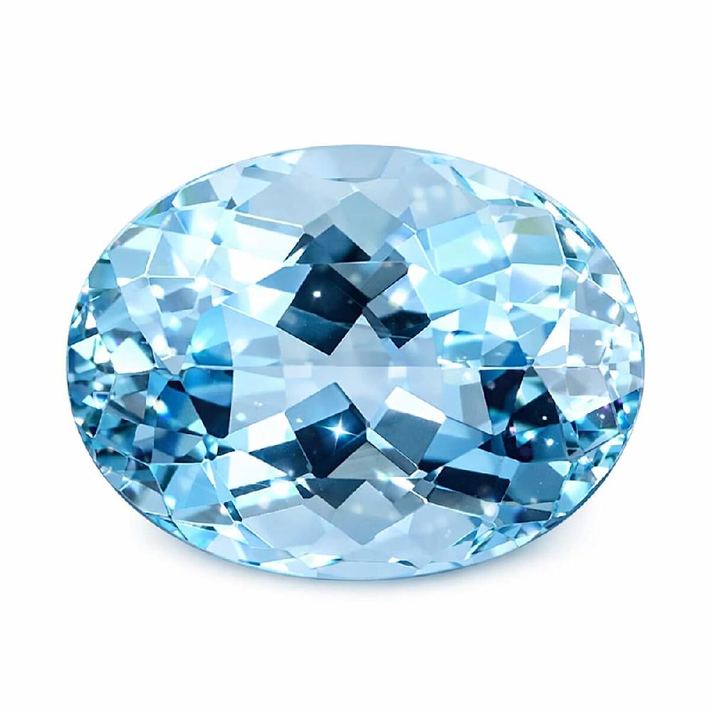 shop lc Certified & Appraised AAAA Santa Maria Aquamarine (Ovl Free Size) 4.25 ctw Loose Gemstones for Jewelry Oval Cut Aquamarine Loose Aquamarine Gemstone