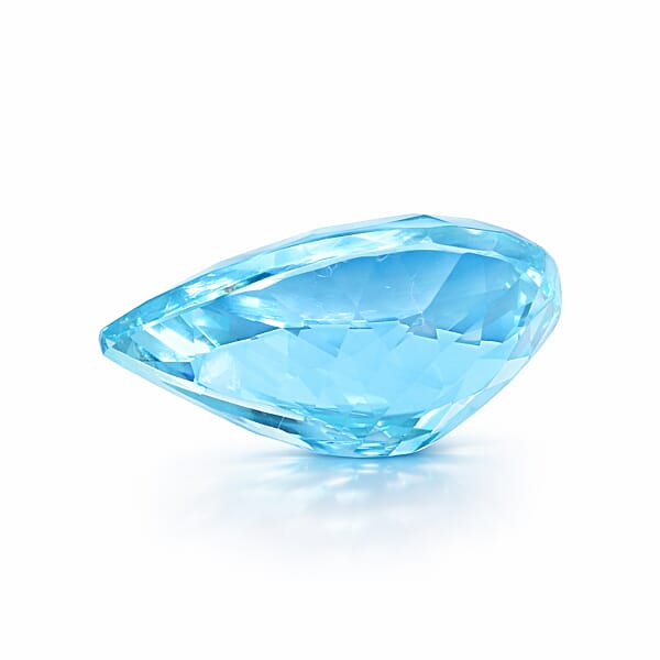 Shop Lc Certified & Appraised AAAA Santa Maria Aquamarine (Pear 14x10.2 Mm) 5.04 Ctw