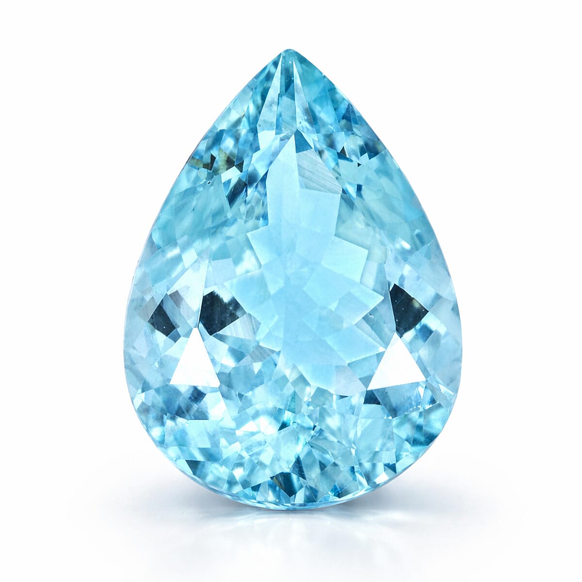 shop lc Certified & Appraised AAAA Santa Maria Aquamarine (Pear 14x10.2 mm) 5.04 ctw