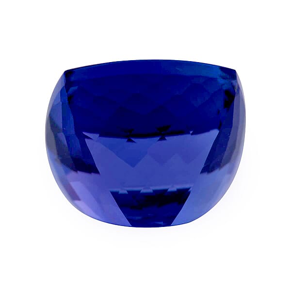 Shop Lc Certified & Appraised AAAA Tanzanite (Cush Free Size) 17.00 Ctw