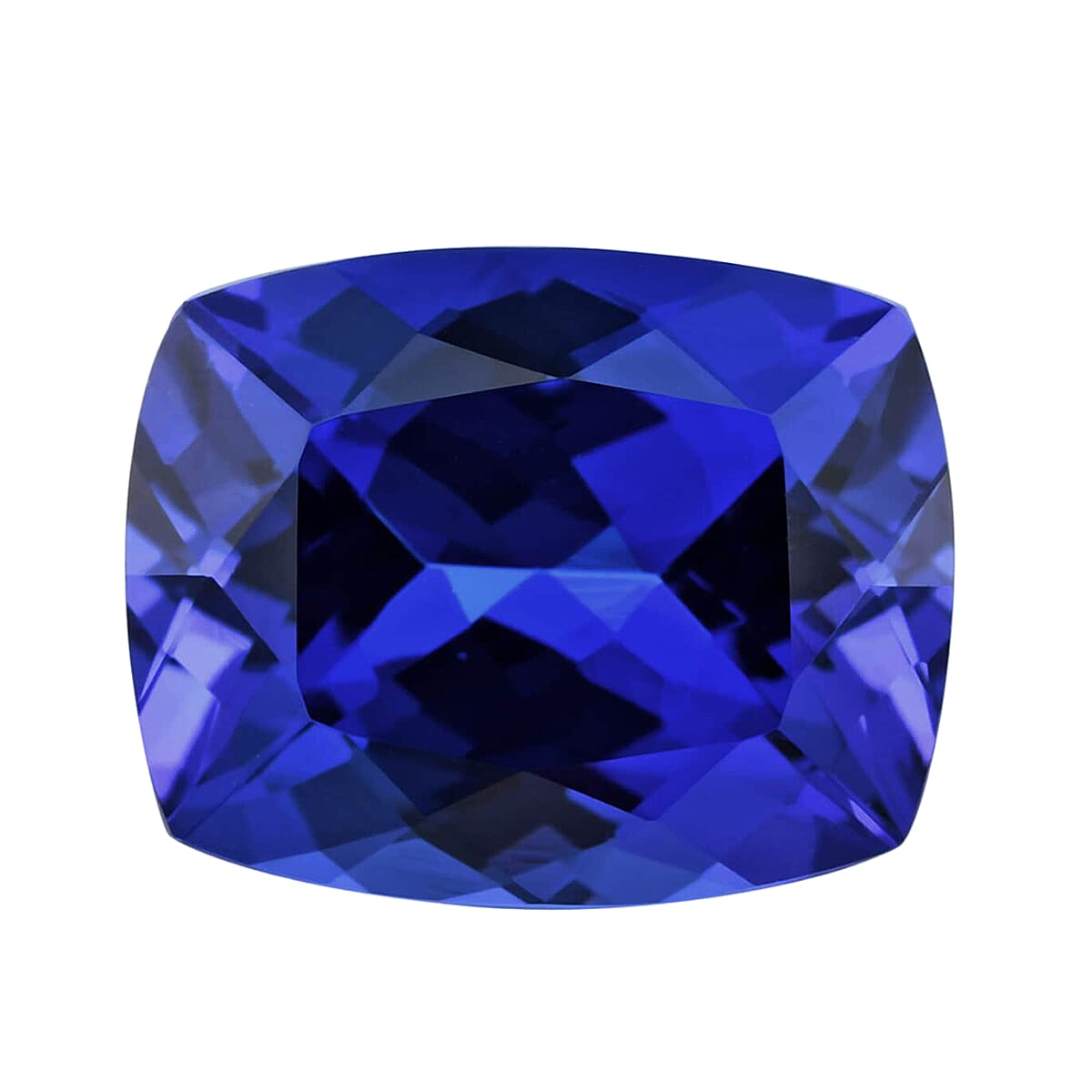 shop lc Certified & Appraised AAAA Tanzanite (Cush Free Size) 17.00 ctw