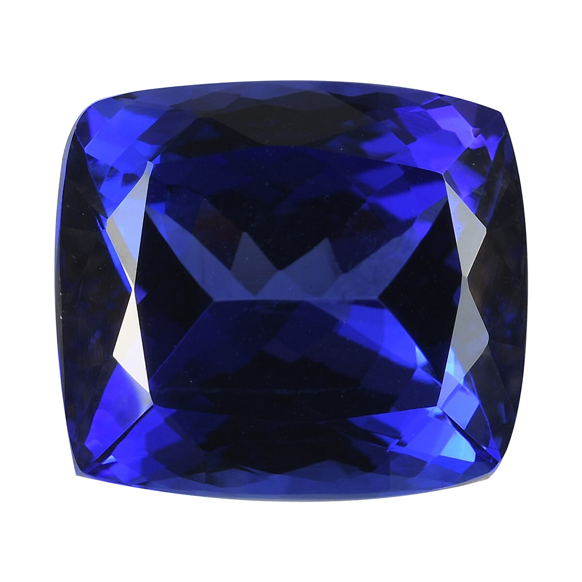 shop lc Certified & Appraised AAAA Tanzanite (Cush Free Size) 16.00 ctw