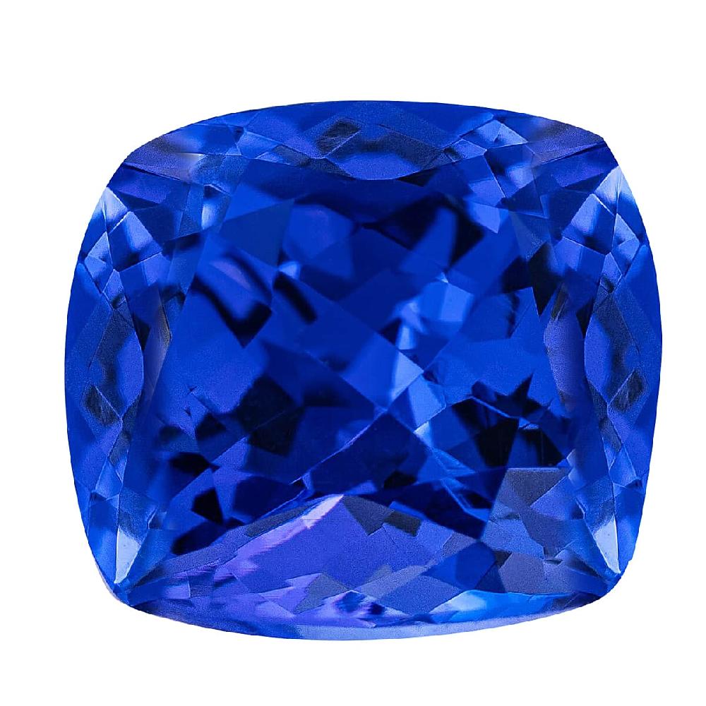 shop lc Certified & Appraised AAAA Tanzanite (Cush Free Size) 2.50 ctw