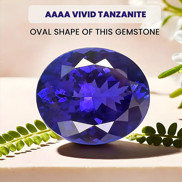 Shop Lc Certified & Appraised AAAA Tanzanite (Oval Free Size) 17.26 Ctw