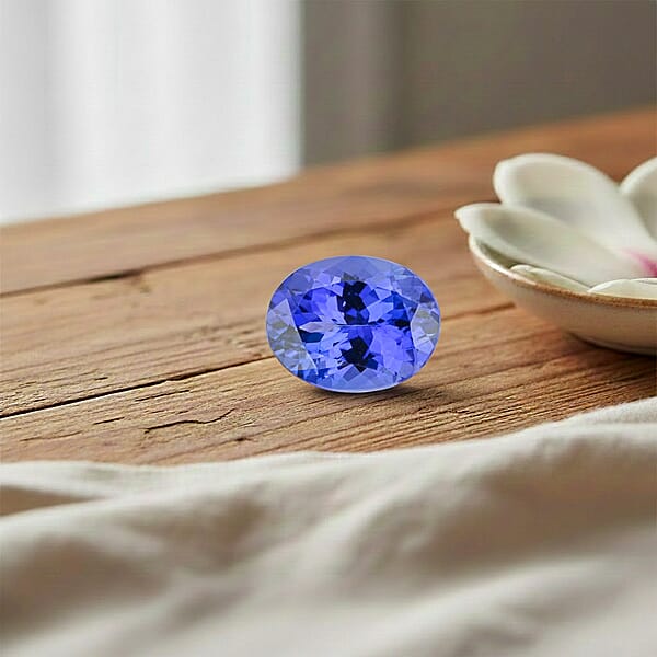 Shop Lc Certified & Appraised AAAA Tanzanite (Ovl 10x8 Mm) 2.60 Ctw