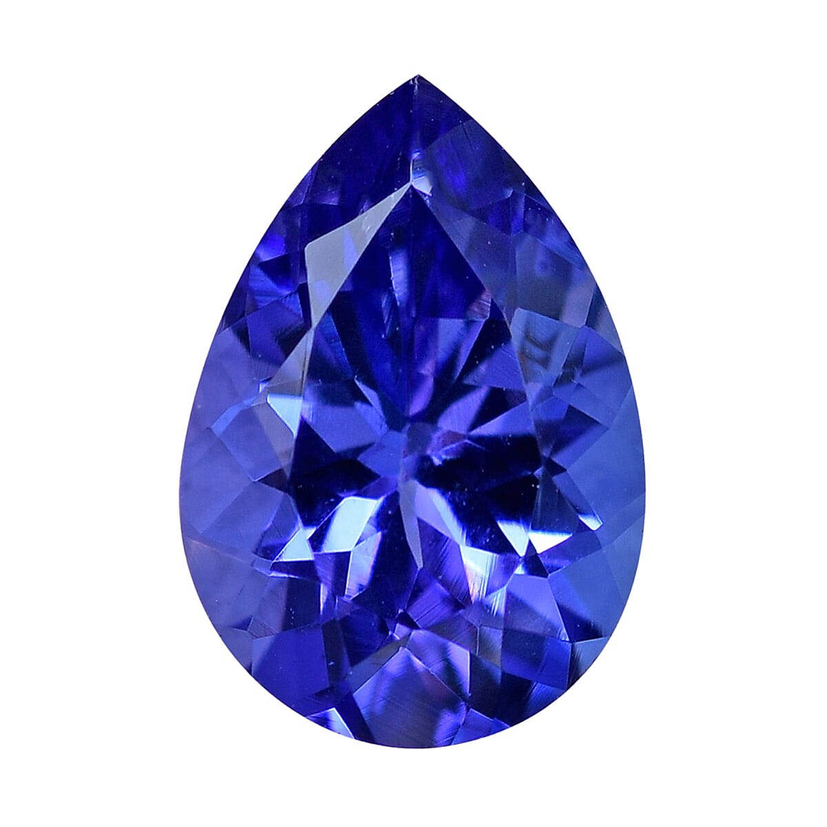 shop lc Certified & Appraised AAAA Tanzanite (Pear Free Size) 19.50 ctw
