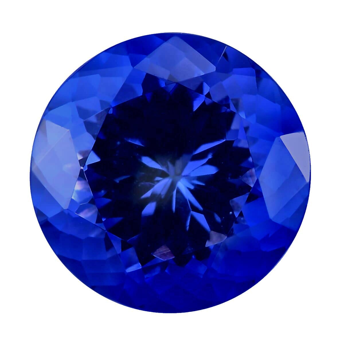 shop lc Certified & Appraised AAAA Tanzanite (Rnd 10 mm) 4.00 ctw