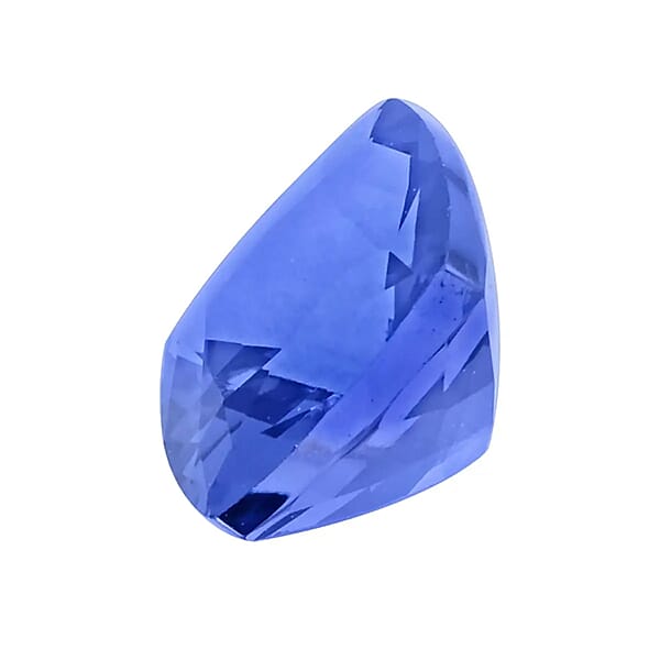 Shop Lc Certified & Appraised AAAA Tanzanite Set Of 2 Cushion Shaped Loose Tanzanite 2.00 Ctw Set For Earrings Ring Necklace Making Loose Gemstone Set For Jewelry (Cush 6 Mm)