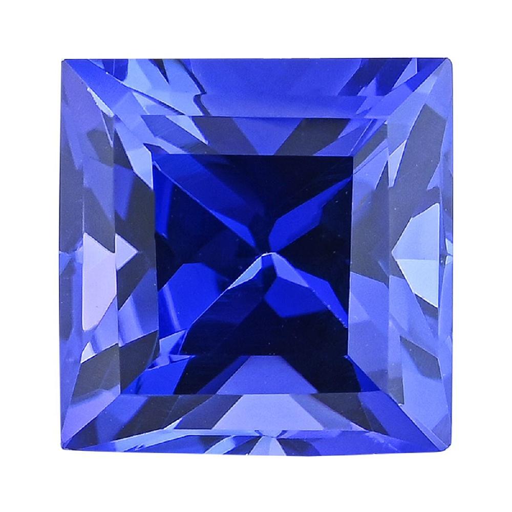 shop lc Certified & Appraised AAAA Tanzanite (Sqr Free Princess Cut) 11.03 ctw