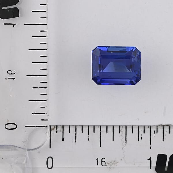 Shop Lc Certified & Appraised AAAA Vivid Tanzanite (Oct Free Size) With Approx 8.00 Ctw