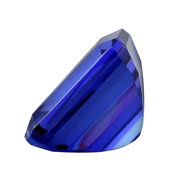 Shop Lc Certified & Appraised AAAA VIVID Tanzanite (Oct Free Size) Approx 12.00 Ctw