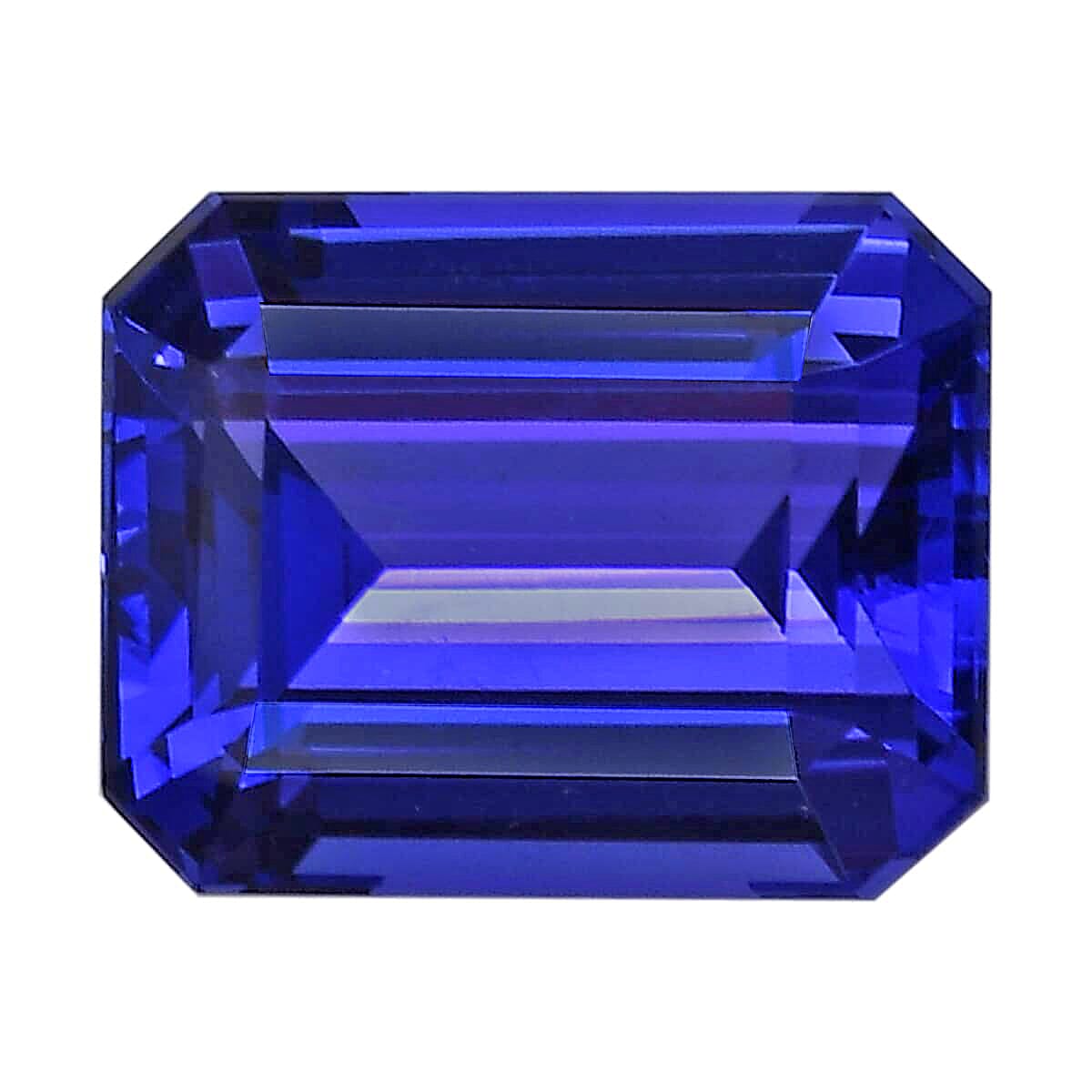 shop lc Certified & Appraised AAAA VIVID Tanzanite (Oct Free Size) Approx 12.00 ctw