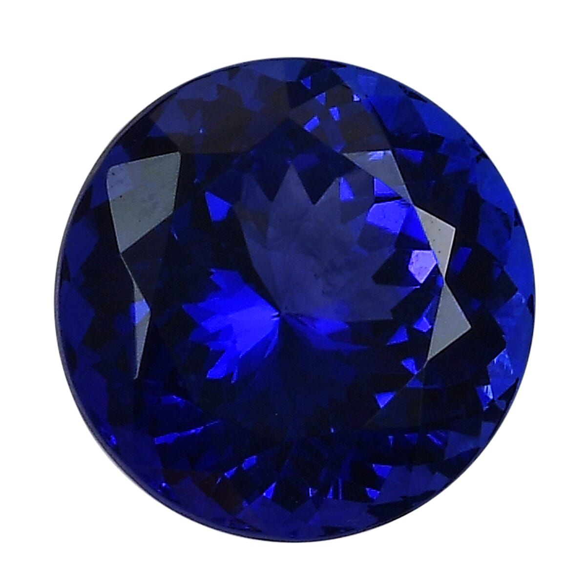 shop lc Certified & Appraised AAAA Vivid Tanzanite (Rnd Free Size) Approx 4.00 ctw