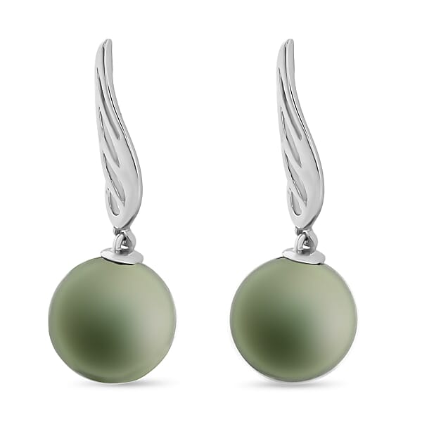 Shop Lc Certified & Appraised Iliana 18K White Gold AAA Tahitian Pearl 8.5-9mm Earrings