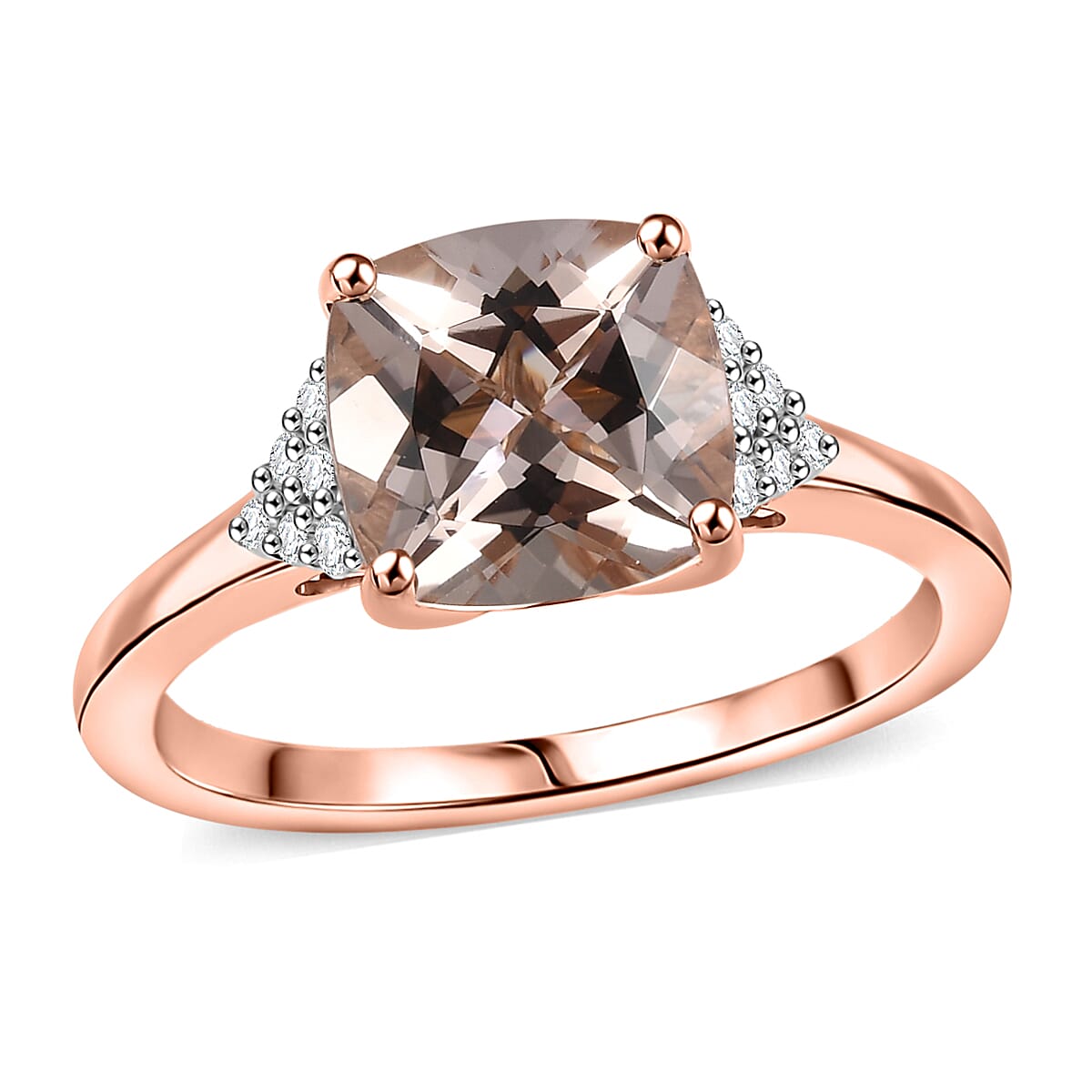 shop lc Certified & Appraised Luxoro AAA Marropino Morganite and G-H I2 Diamond 3.21 ctw Ring in 10K Rose Gold (Del. in 10-15 Days) shop lc Certified & Appraised Luxoro AAA Marropino Morganite and G-H I2 Diamond 3.21 ctw Ring in 10K Rose Gold (Del. in 10-15 Days)