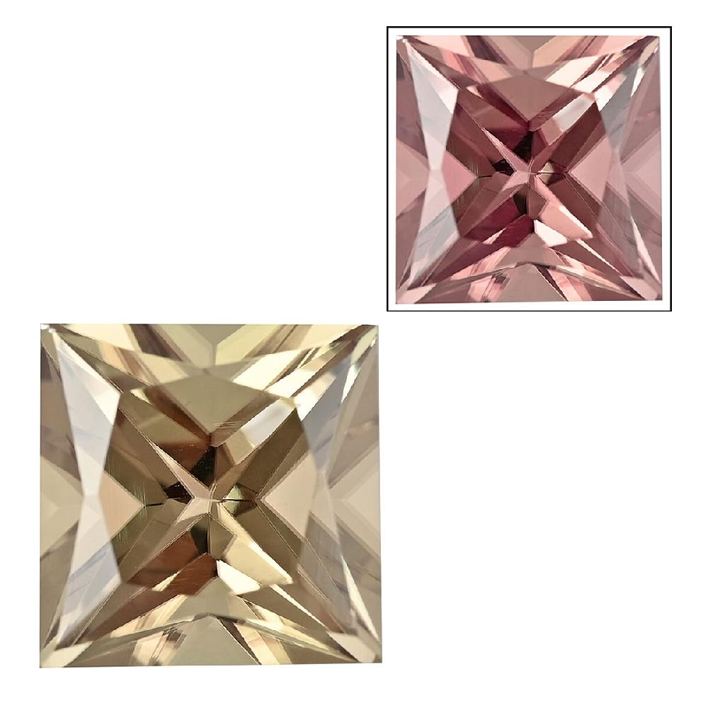 shop lc Certified & Appraised Princess Cut AAAA Turkizite (Square Free Size) 4.00 ctw
