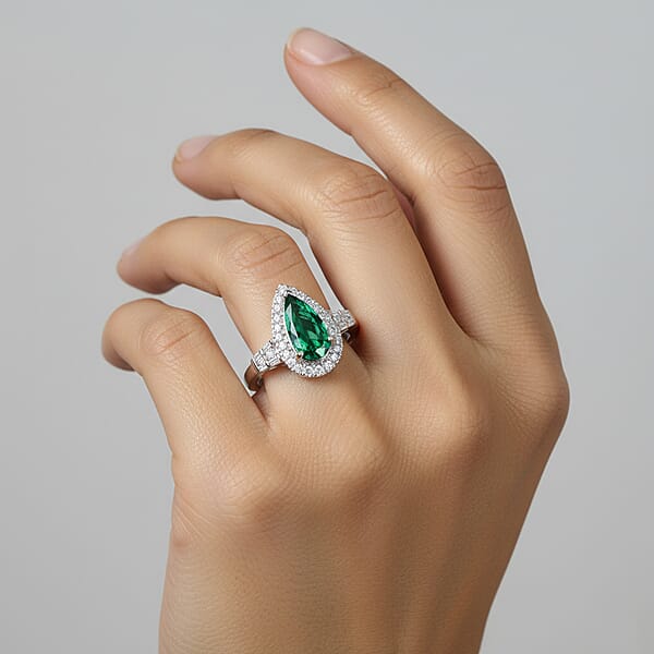 Shop Lc Certified & Appraised Rhapsody AAAA Pirineu Lagoon Tourmaline And E-F VS Diamond 1.45 Ctw Ring In 950 Platinum 7 Grams