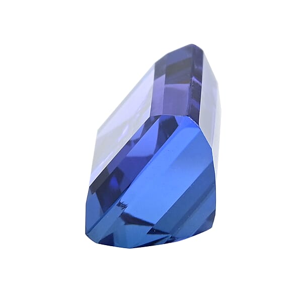 Shop Lc Certified Flawless AAAA VIVID Tanzanite (OCTAGON Free Size) 5.50 Ctw