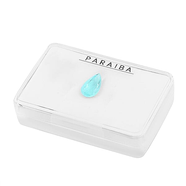 Shop Lc Chairman Vault Collection Certified & Appraised AAAA Paraiba Tourmaline (Pear Free Size) 2.99 Ctw