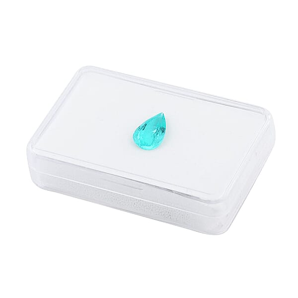 Shop Lc Chairman Vault Collection GIA Certified AAAA Paraiba Tourmaline (Pear Free Size) 3.54 Ctw