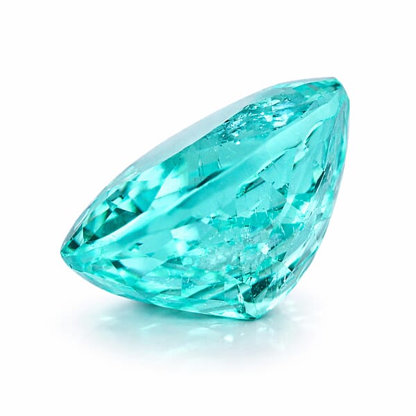 Shop Lc Chairman Vault Collection GIA Certified AAAA Paraiba Tourmaline (Ovl Free Size) 3.76 Ctw