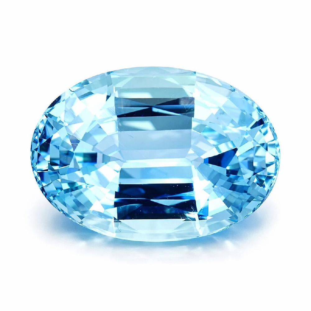 shop lc Chairman Vault Collection One Of A Kind Certified & Appraised AAAA Santa Maria Aquamarine (Oval Free Size) 8.23 ctw