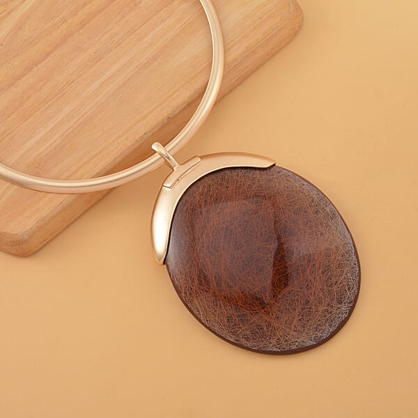 Shop Lc Chroma Choker Necklace 16-20 Inches In Goldtone