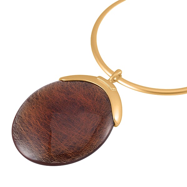 Shop Lc Chroma Choker Necklace 16-20 Inches In Goldtone