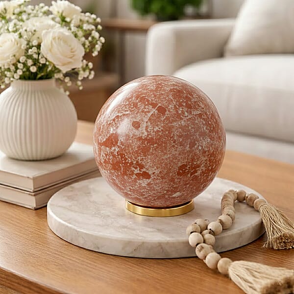 Shop Lc Cipolin Dark Orange Sphere (Ball) -Small 748ctw