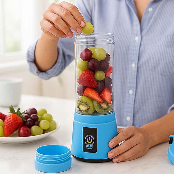 Shop Lc Closeout 3P EXPERTS JustMix Mini On-the-Go Juicer - Blue