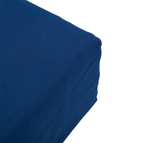 Shop Lc Closeout American Thread Collection 6pc Navy Microfiber Sheet Set -Twin