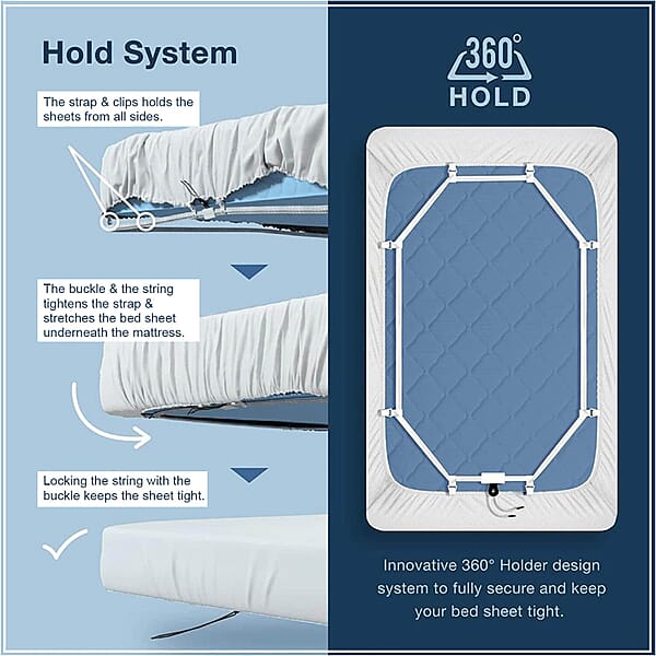 Shop Lc Closeout Bed Scrunchie Sheet Holder Straps Bed Sheet Holder Straps Sheet Corner Holders 360 Degree Bed Sheet Tightener Ideal For All Mattress Sizes