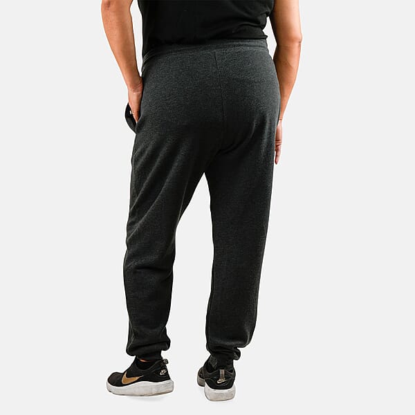 Shop Lc CLOSEOUT Bella Canvas Dark Grey Unisex Cotton Blend Drawstring Joggers - S