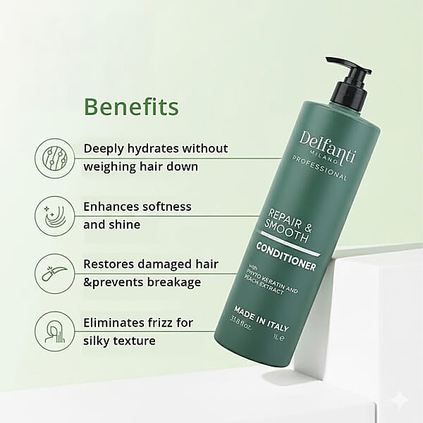 Shop Lc Closeout Delfanti Milano Repair & Smooth Conditioner 33oz