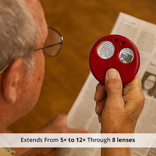 Shop Lc Closeout HAWK 5-12X High Power Complex Magnifier 3.5