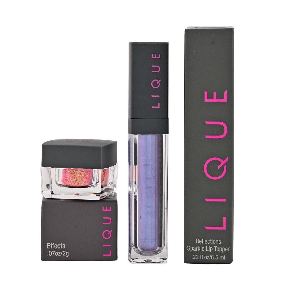 shop lc Closeout Lique Set of 2 Lipstick & Highlighter