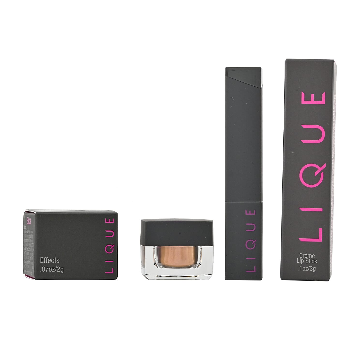 shop lc Closeout Lique Set of 2 Lipstick & Powder Set