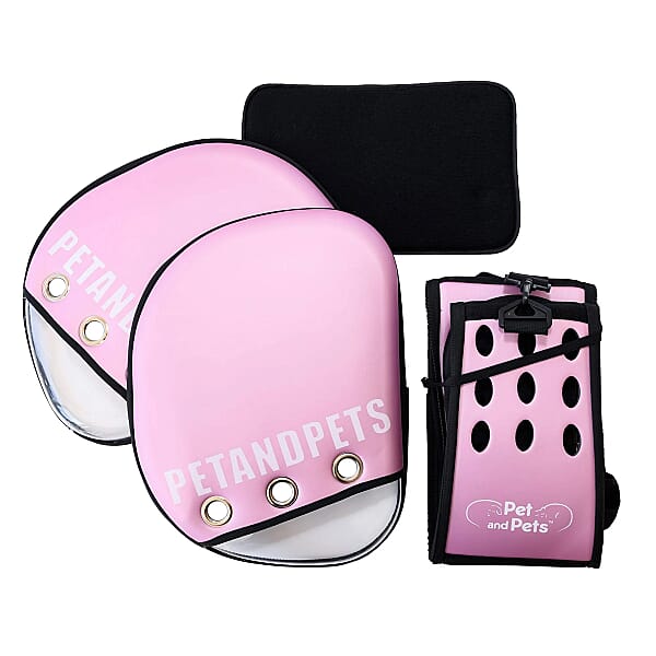 Shop Lc Closeout Petique Pet Carrier Bag With Adjustable Shoulder Strap - Pink