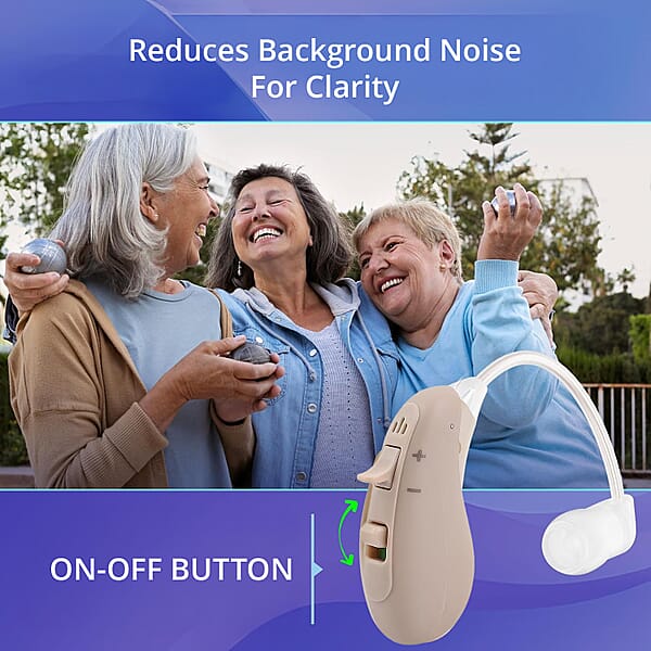 Shop Lc Closeout RCA Behind The Ear Hearing Aid With Rechargeable Stand